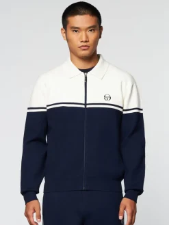 Sergio Tacchini Nostra Track Jacket- Maritime Blue Best
