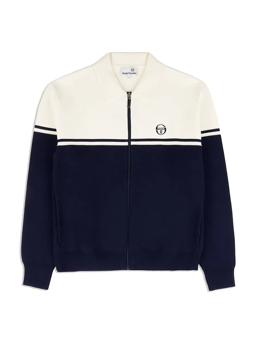 Sergio Tacchini Nostra Track Jacket- Maritime Blue Discount