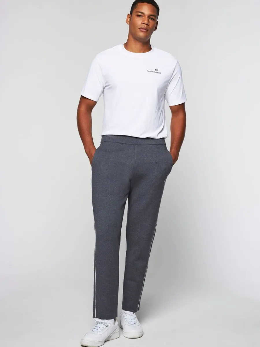 Sergio Tacchini Nostra Track Pant- Dark Grey/ Melange Hot