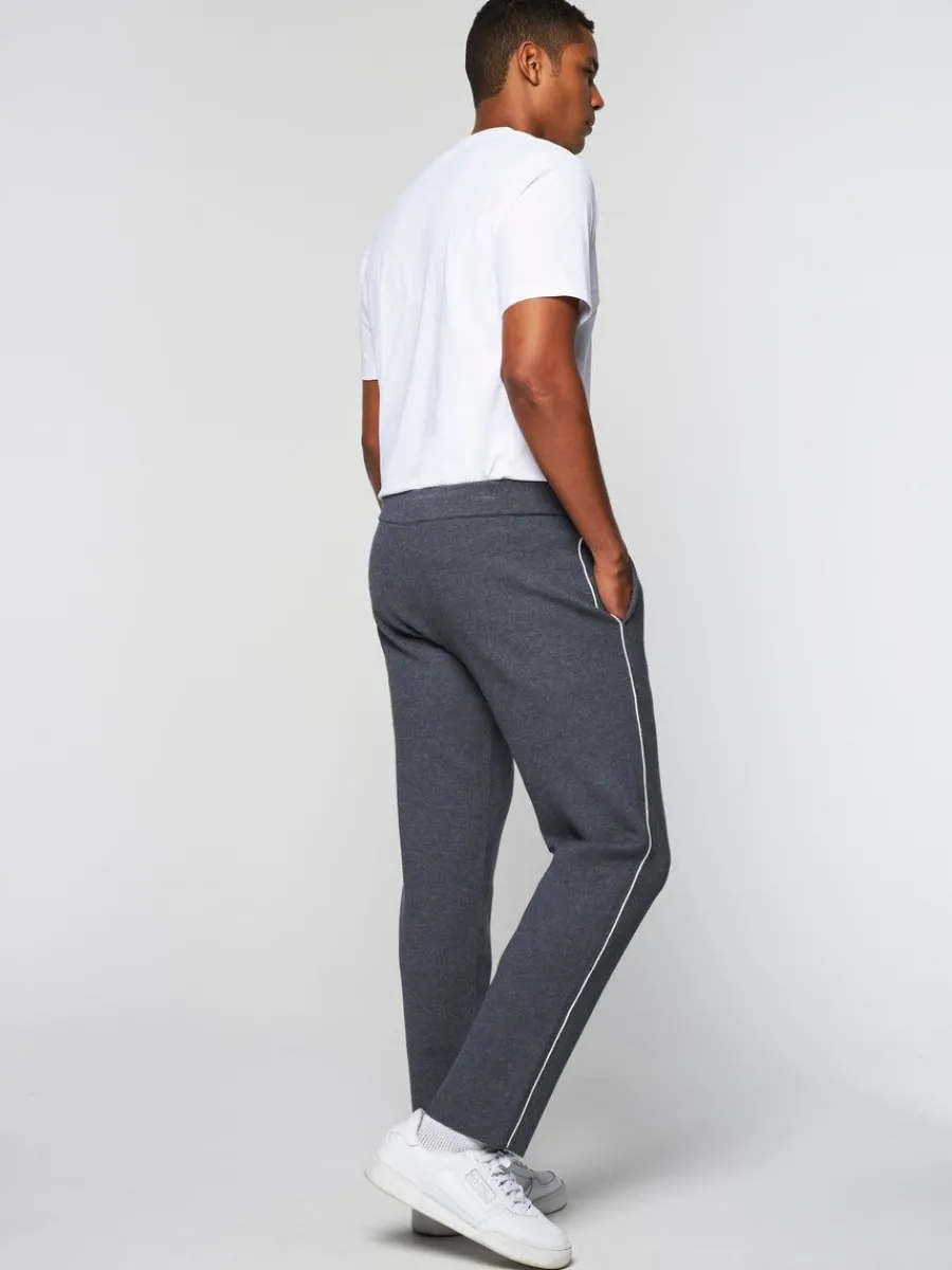 Sergio Tacchini Nostra Track Pant- Dark Grey/ Melange Hot