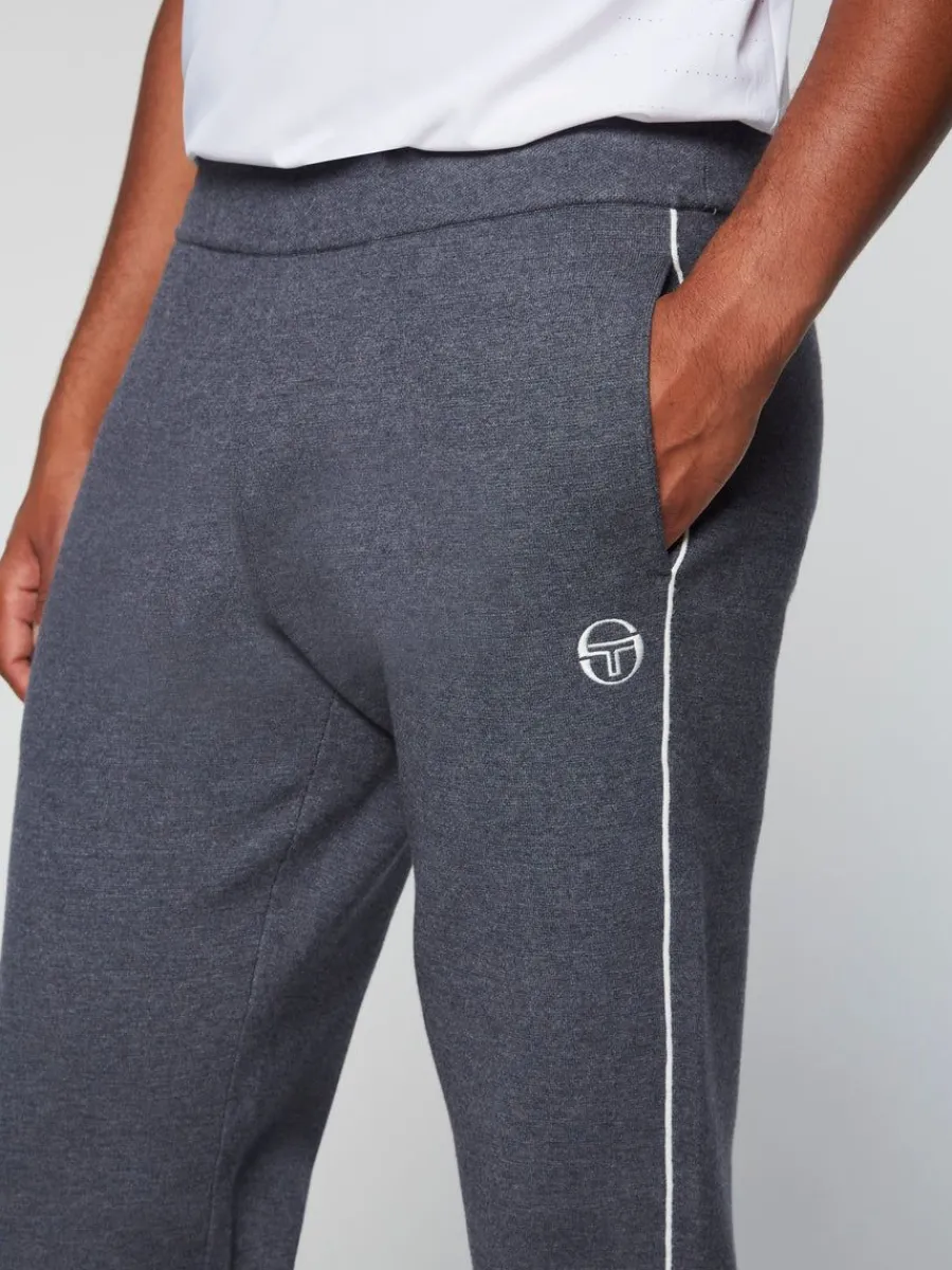 Sergio Tacchini Nostra Track Pant- Dark Grey/ Melange Hot