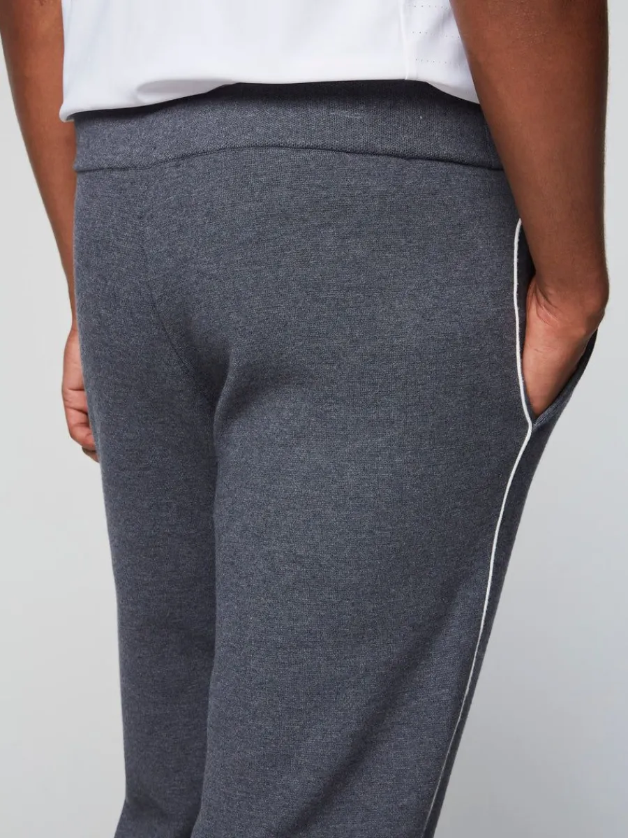 Sergio Tacchini Nostra Track Pant- Dark Grey/ Melange Hot