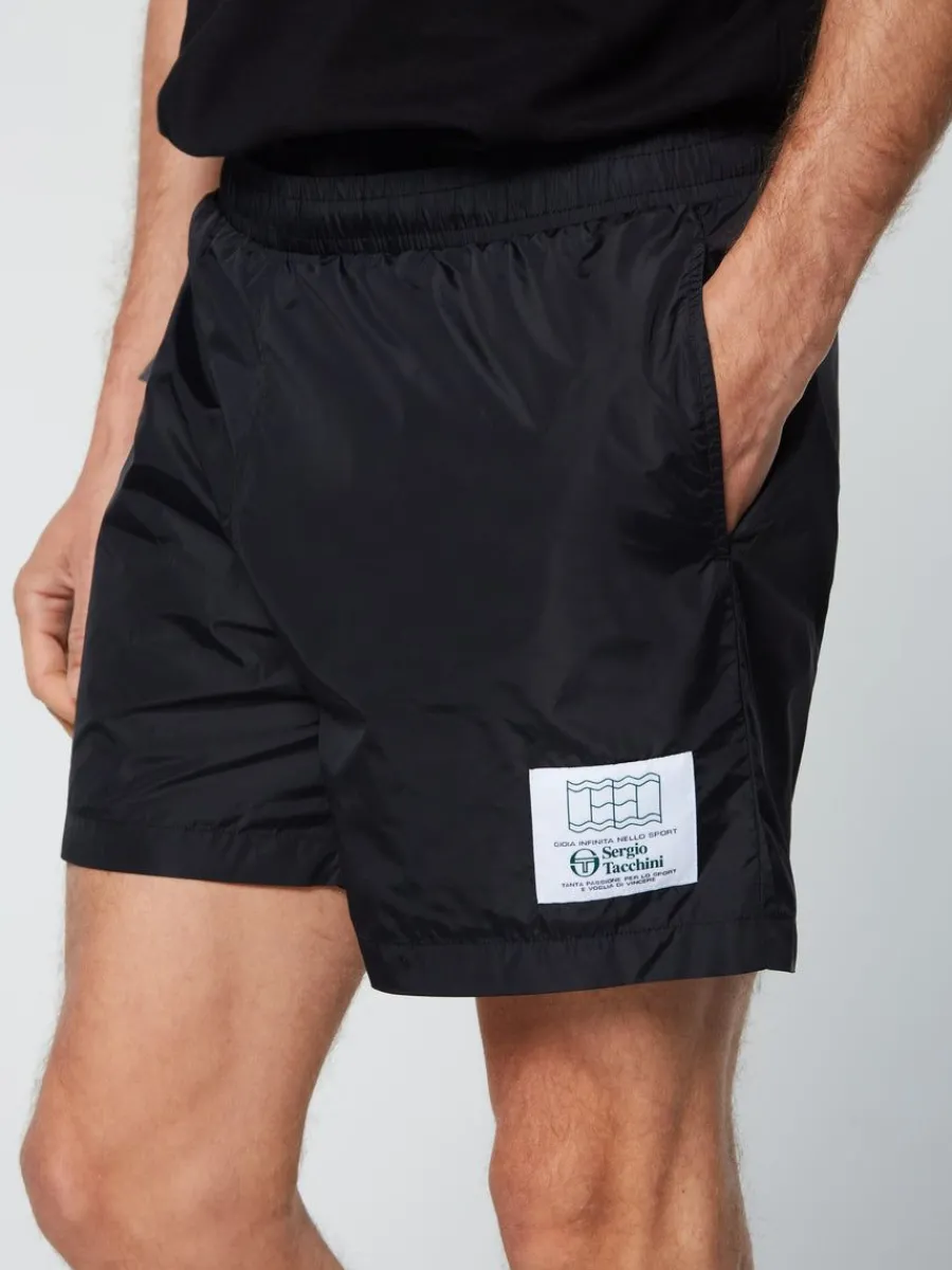 Sergio Tacchini Onda Short- Black Beauty Hot