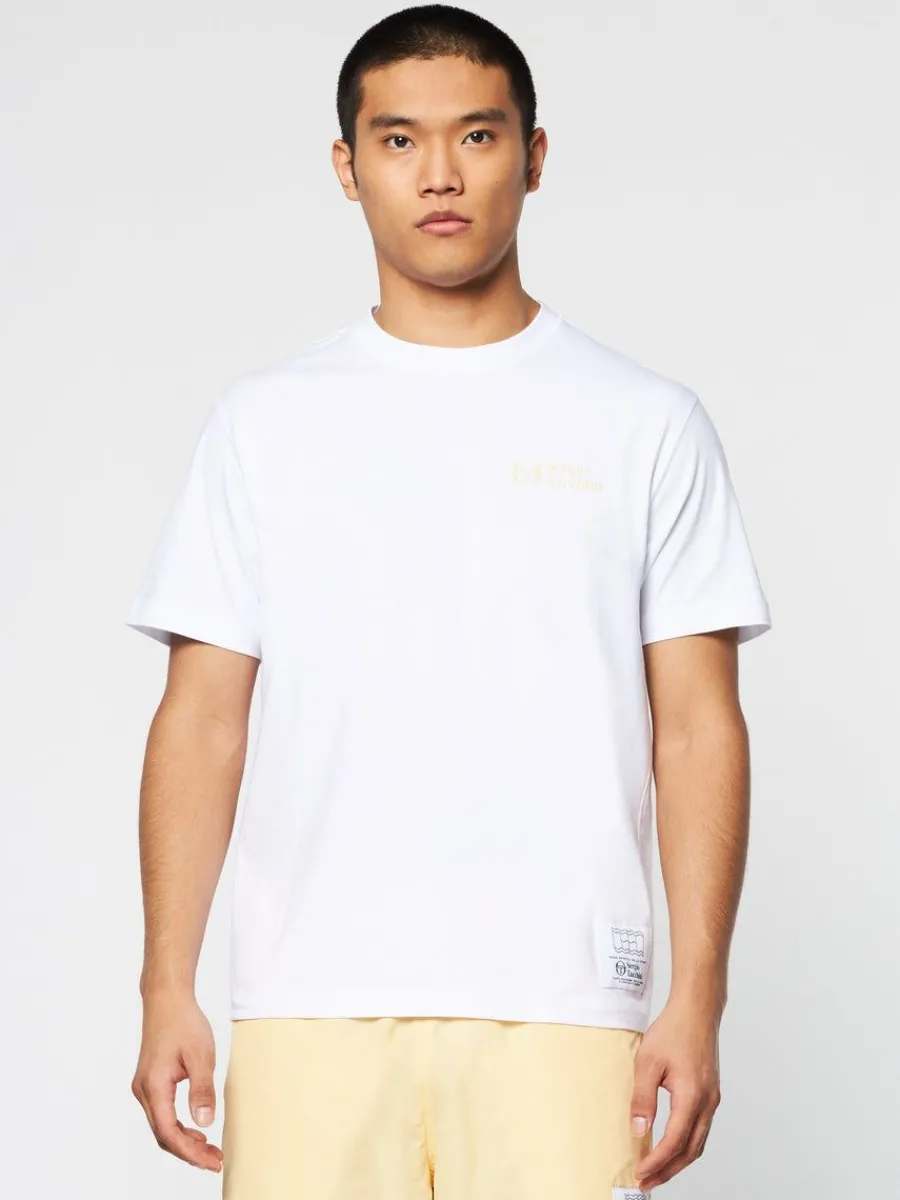 Sergio Tacchini Onda T-Shirt- Golden Haze Clearance
