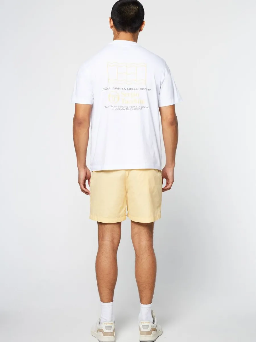 Sergio Tacchini Onda T-Shirt- Golden Haze Clearance