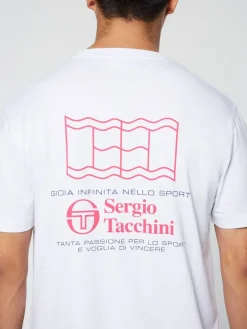 Sergio Tacchini Onda T-Shirt- Jazzy Hot