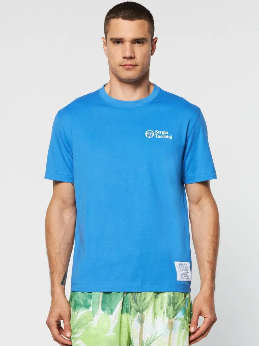 Sergio Tacchini Onda T-Shirt- Palace Blue