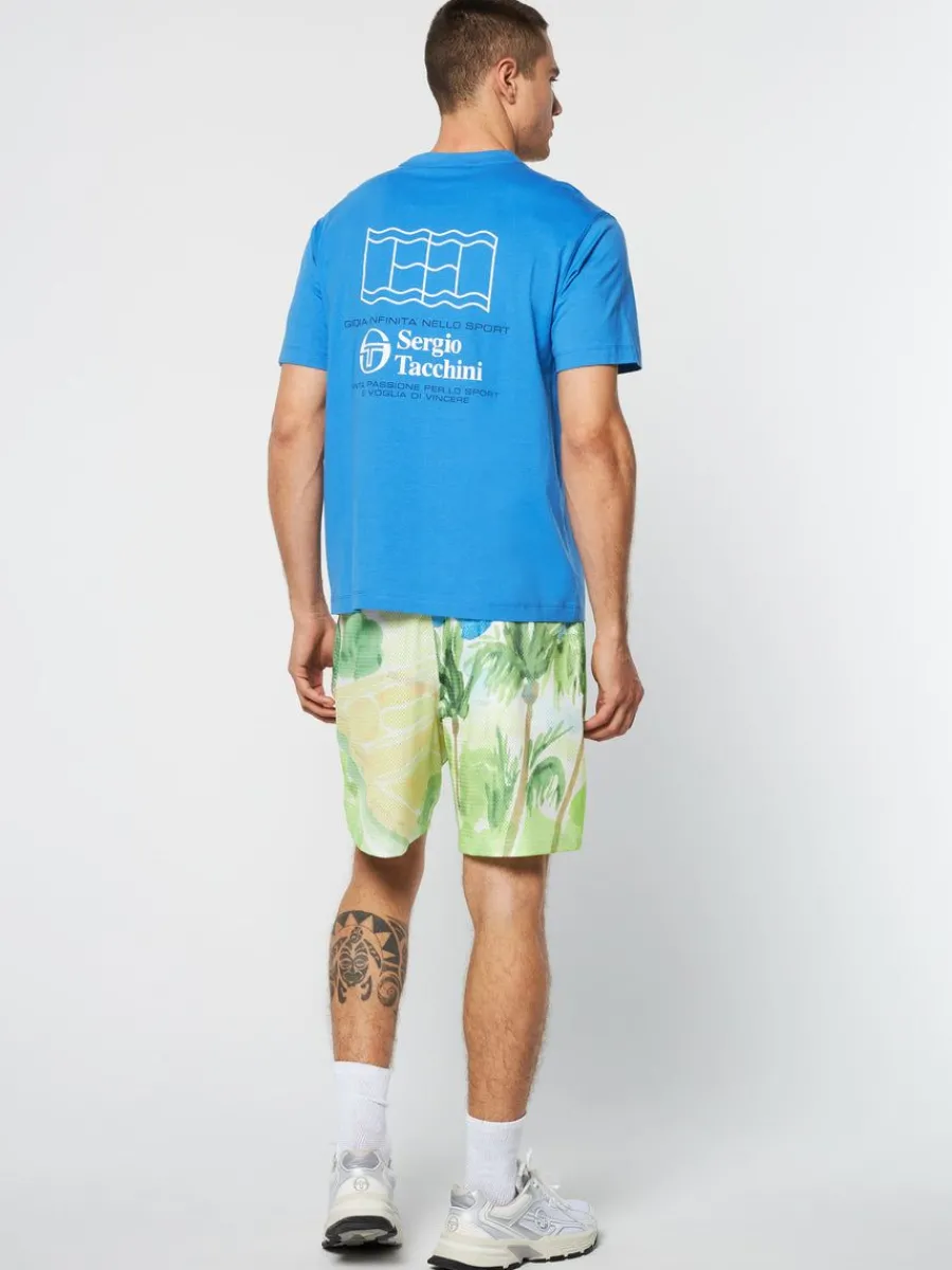 Sergio Tacchini Onda T-Shirt- Palace Blue