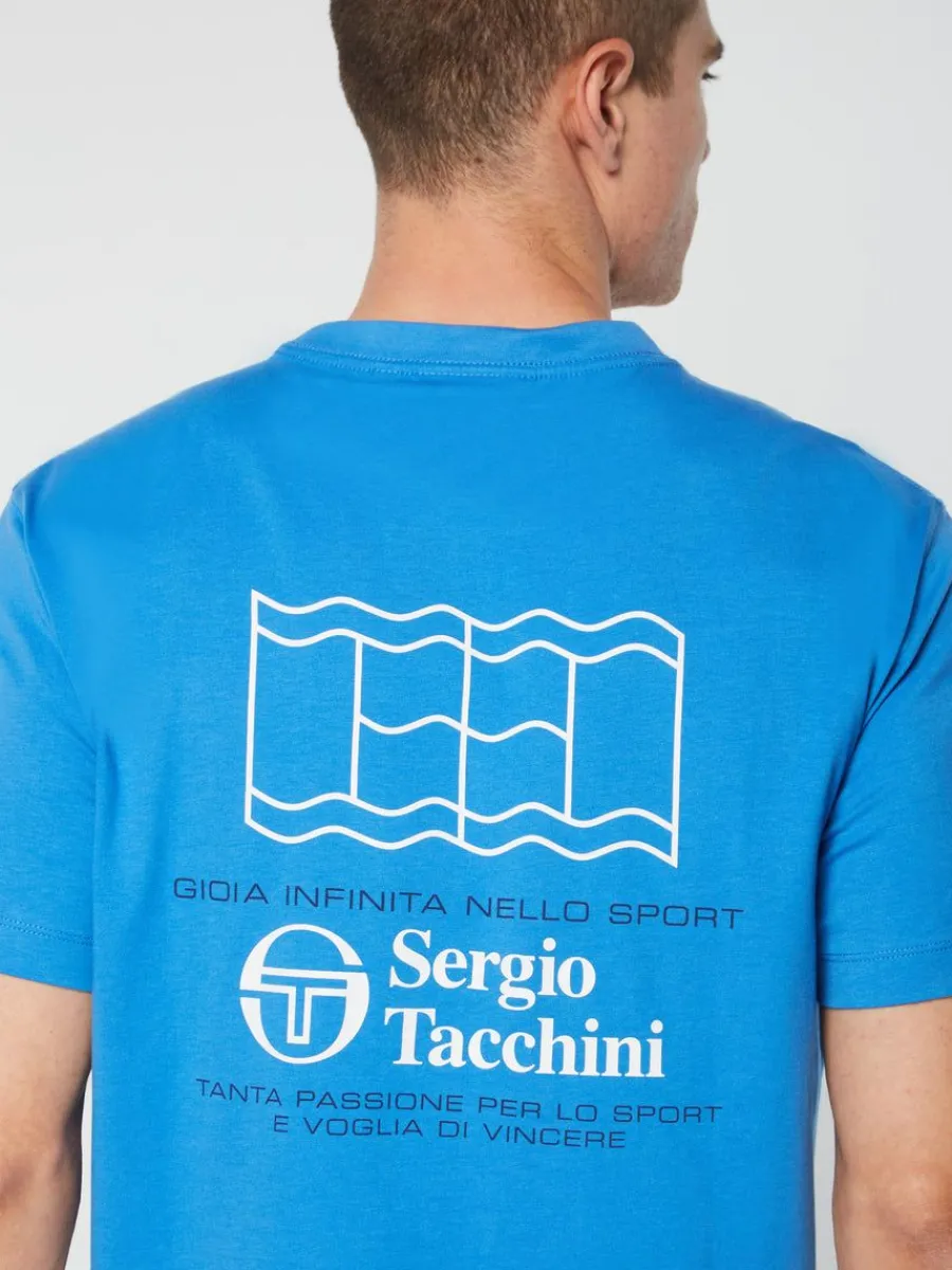 Sergio Tacchini Onda T-Shirt- Palace Blue