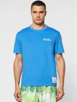 Sergio Tacchini Onda T-Shirt- Palace Blue Hot