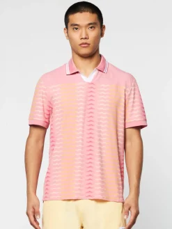 Sergio Tacchini Ondulato Polo- Wild Rose New