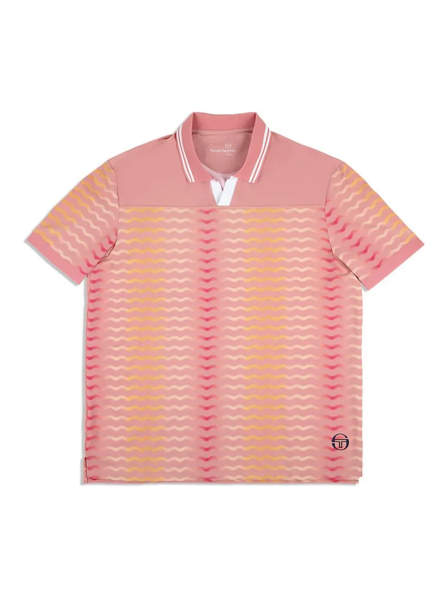 Sergio Tacchini Ondulato Polo- Wild Rose Best