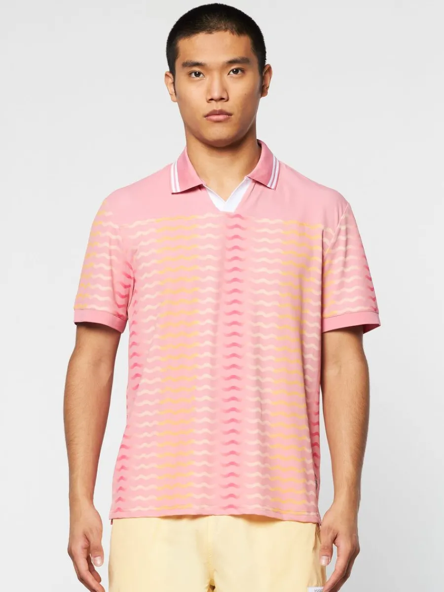 Sergio Tacchini Ondulato Polo- Wild Rose Best