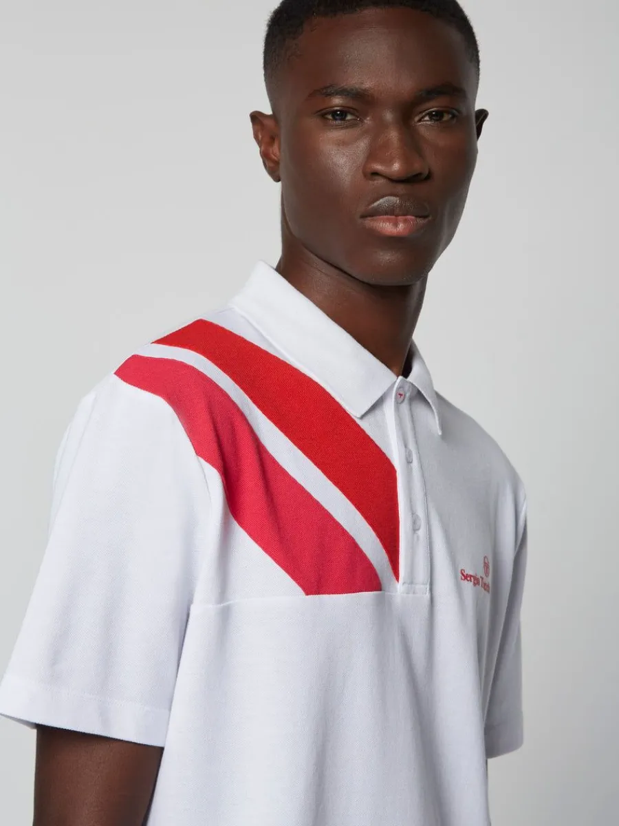 Sergio Tacchini Ortica Tennis Polo- White