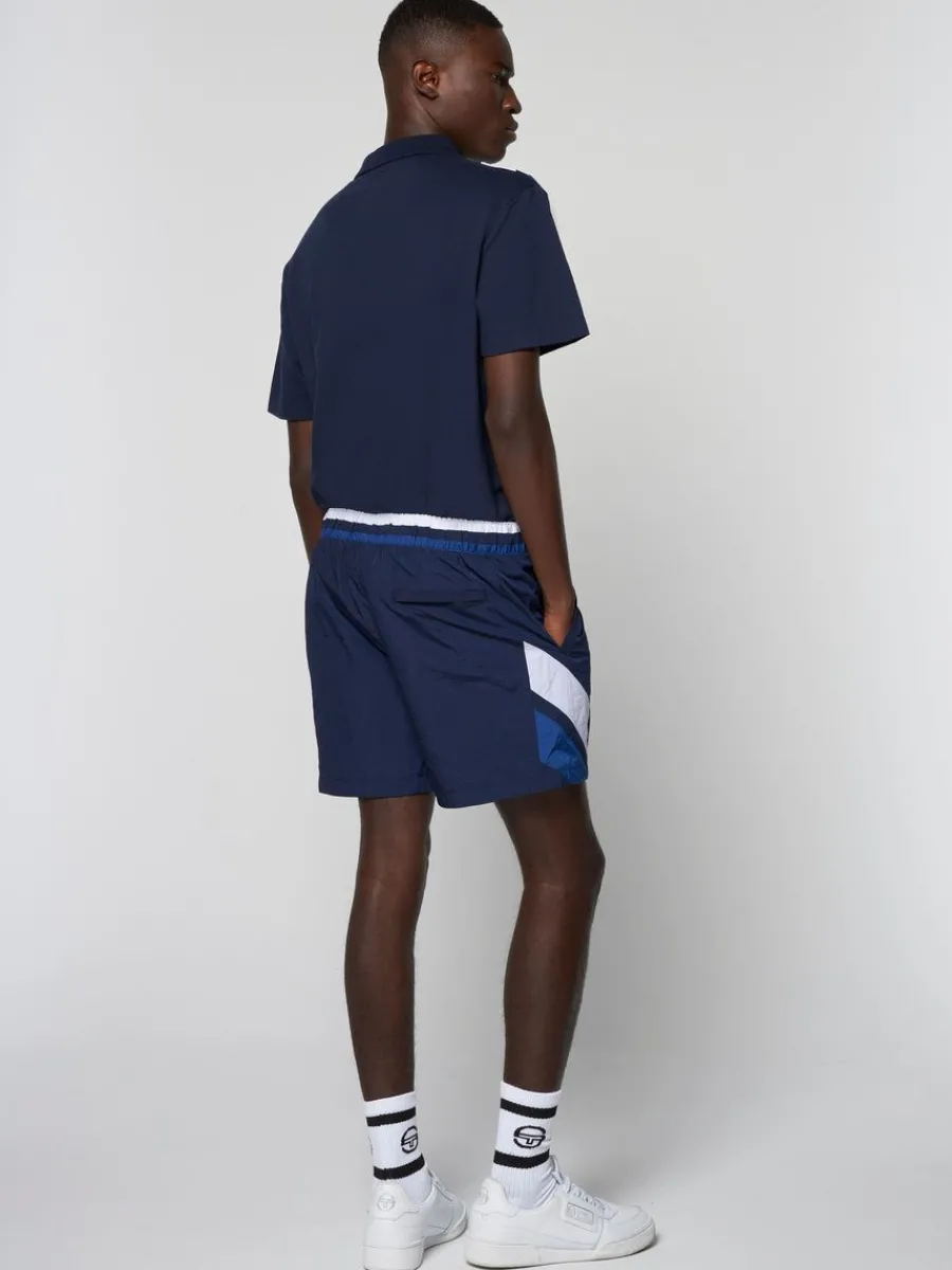 Sergio Tacchini Ortica Tennis Short- Maritime Blue Online