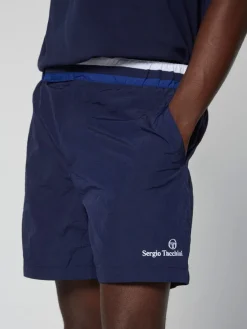 Sergio Tacchini Ortica Tennis Short- Maritime Blue Online