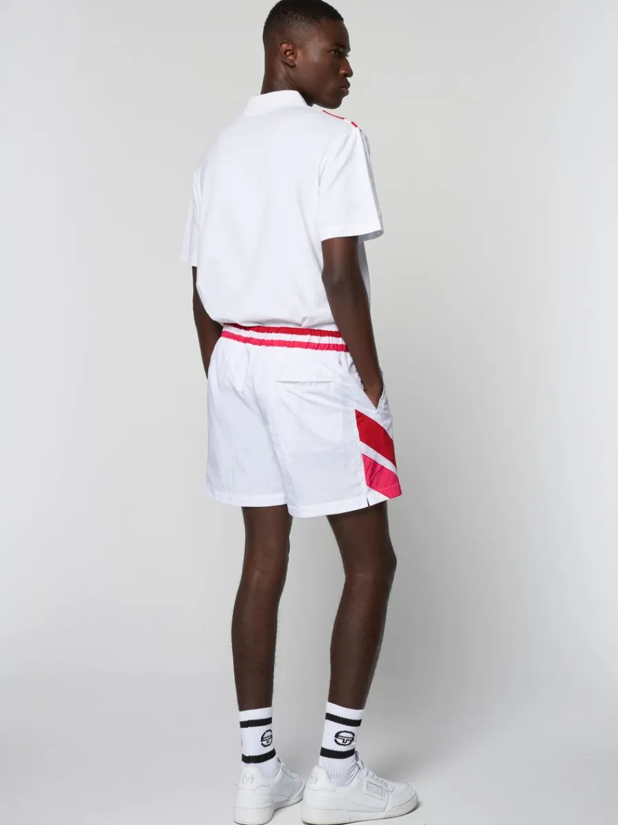 Sergio Tacchini Ortica Tennis Short- White Discount
