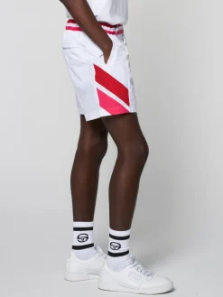 Sergio Tacchini Ortica Tennis Short- White Sale