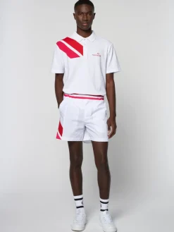Sergio Tacchini Ortica Tennis Short- White Sale