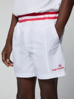 Sergio Tacchini Ortica Tennis Short- White Sale