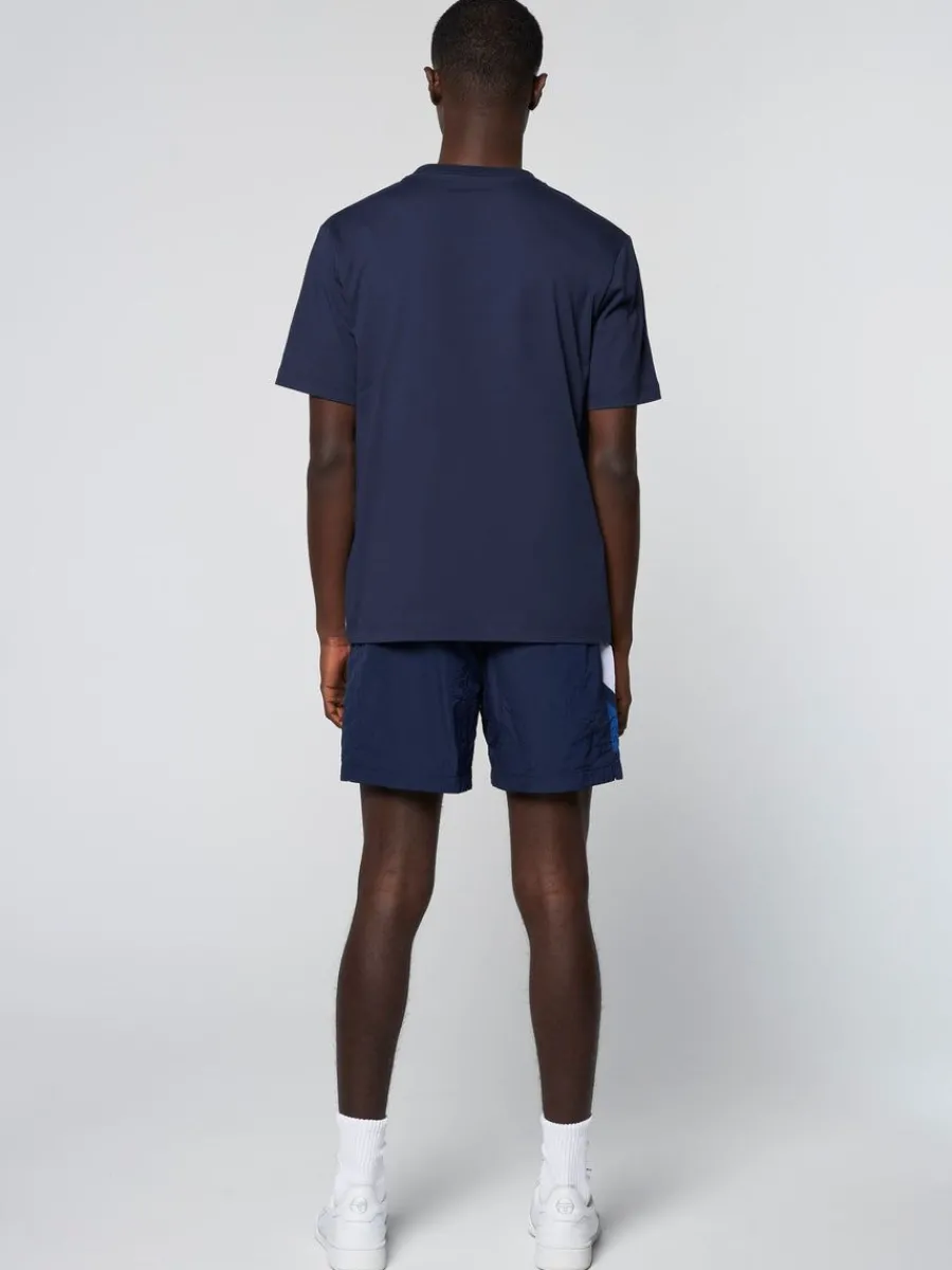 Sergio Tacchini Ortica Tennis T-Shirt- Maritime Blue Best