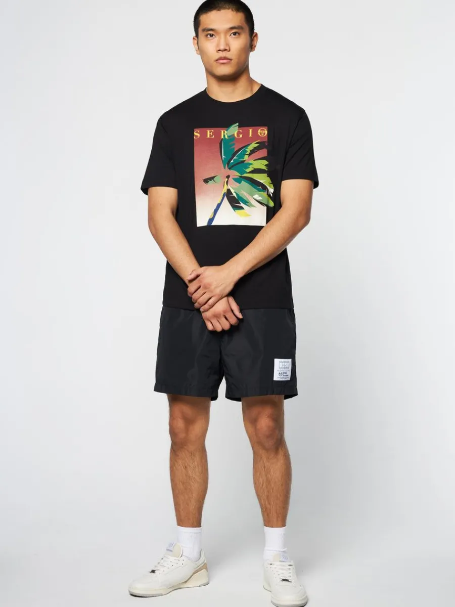 Sergio Tacchini Palma T-Shirt- Black Beauty Sale