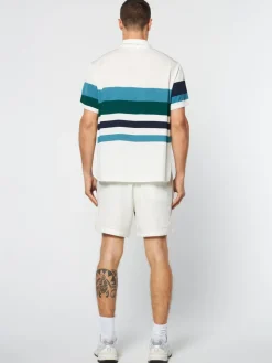 Sergio Tacchini Pennellata Cabana Shirt- Gardenia/ Multi New