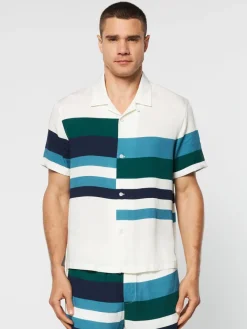 Sergio Tacchini Pennellata Cabana Shirt- Gardenia/ Multi Online