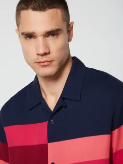 Sergio Tacchini Pennellata Cabana Shirt- Maritime Blue/ Multi Outlet