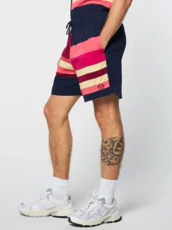 Sergio Tacchini Pennellata Short- Maritime Blue/ Multi Outlet