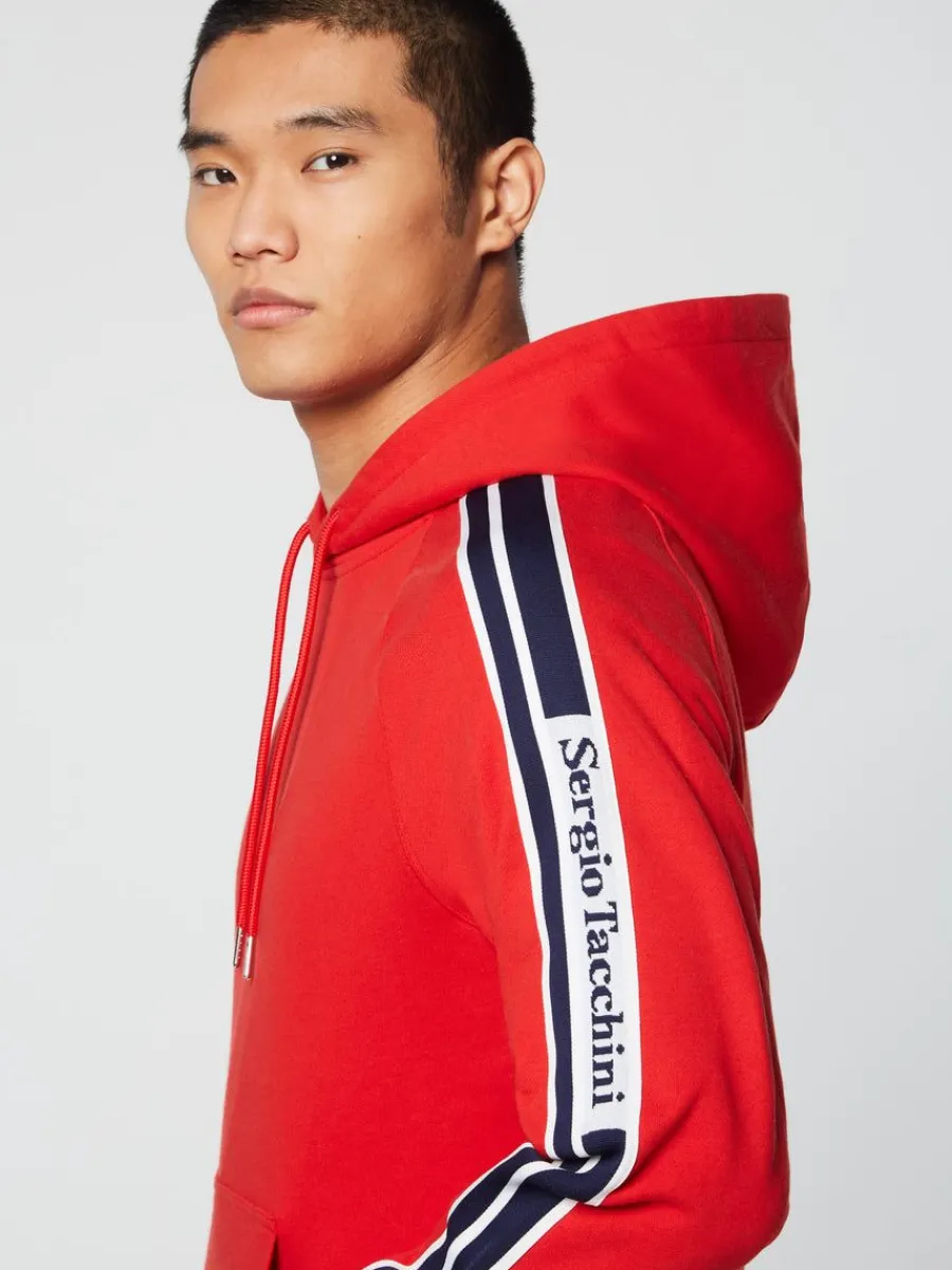 Sergio Tacchini Pereto Tape Hoodie- Adrenaline Rush Clearance