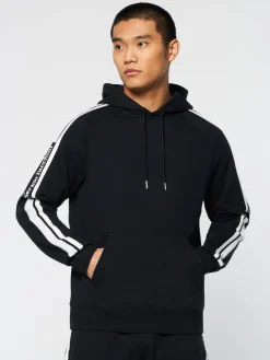 Sergio Tacchini Pereto Tape Hoodie- Black Beauty Best