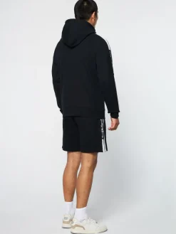 Sergio Tacchini Pereto Tape Hoodie- Black Beauty Best