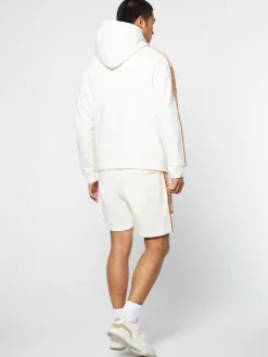 Sergio Tacchini Pereto Tape Hoodie- Gardenia Clearance