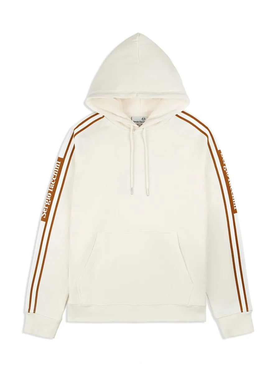Sergio Tacchini Pereto Tape Hoodie- Gardenia Best