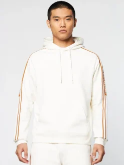 Sergio Tacchini Pereto Tape Hoodie- Gardenia Best