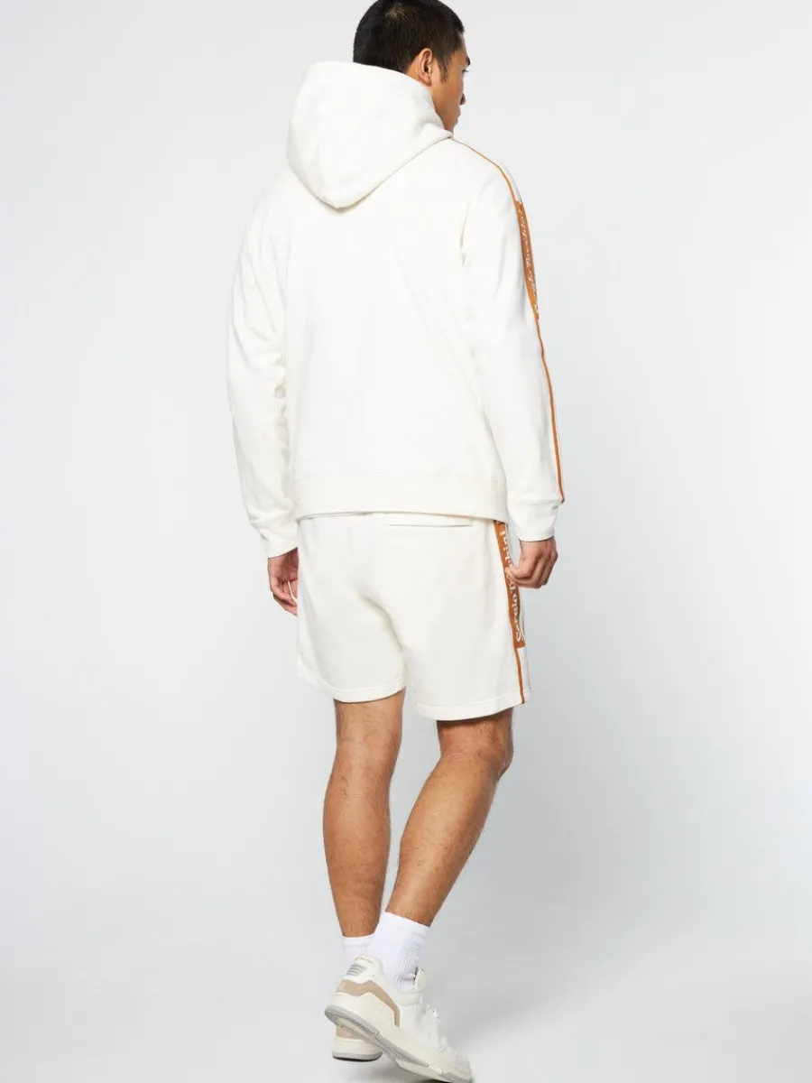 Sergio Tacchini Pereto Tape Hoodie- Gardenia Best