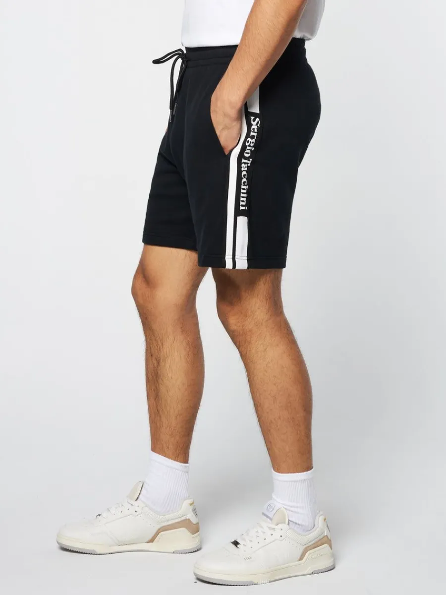 Sergio Tacchini Pereto Tape Short- Black Beauty Best
