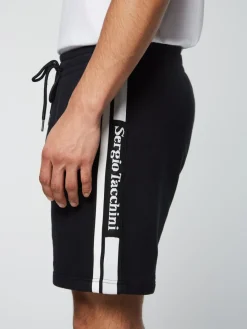 Sergio Tacchini Pereto Tape Short- Black Beauty Best