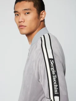 Sergio Tacchini Pereto Velour Track Jacket- Sleet Clearance