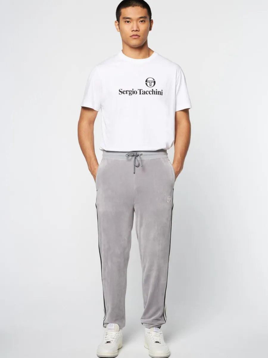 Sergio Tacchini Pereto Velour Track Pant- Sleet Clearance