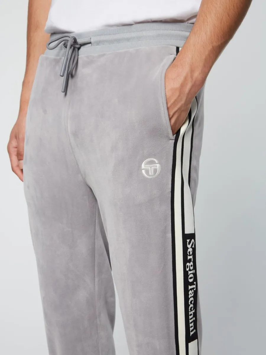 Sergio Tacchini Pereto Velour Track Pant- Sleet Clearance