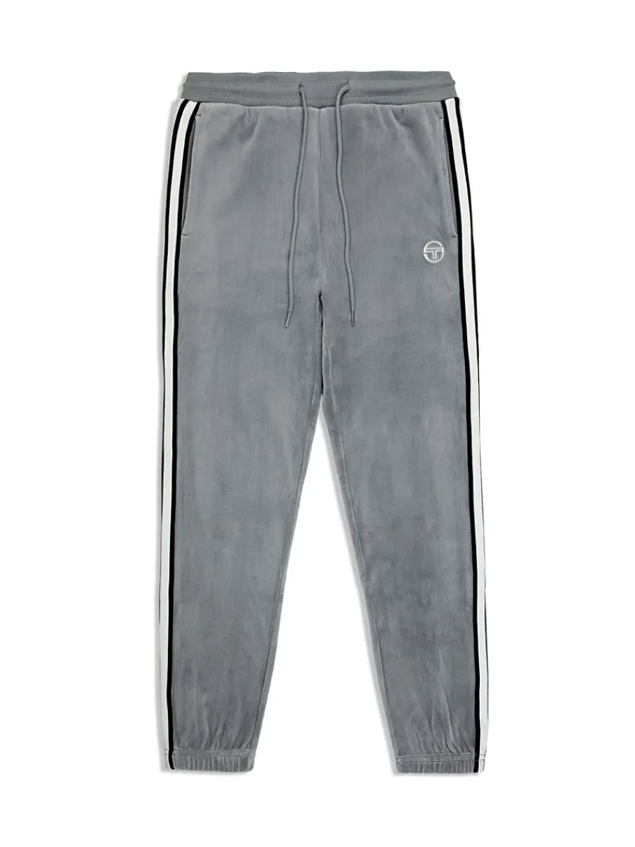 Sergio Tacchini Pereto Velour Track Pant- Sleet Sale