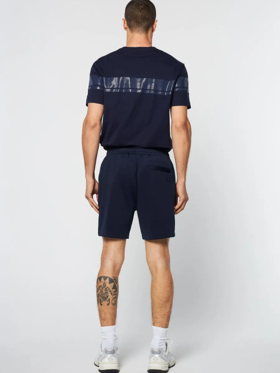 Sergio Tacchini Perforata Short- Maritime Blue Sale