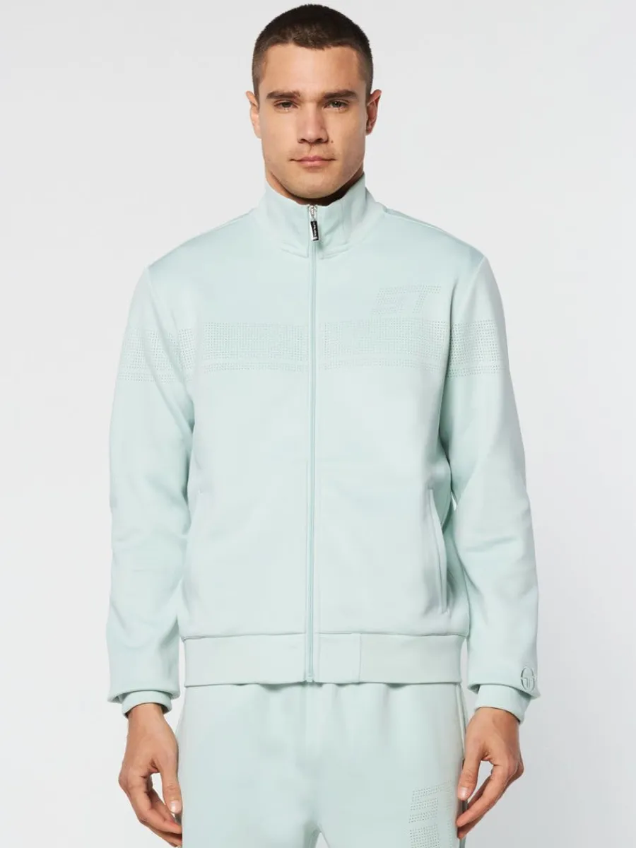 Sergio Tacchini Perforata Track Jacket- Surf Spray