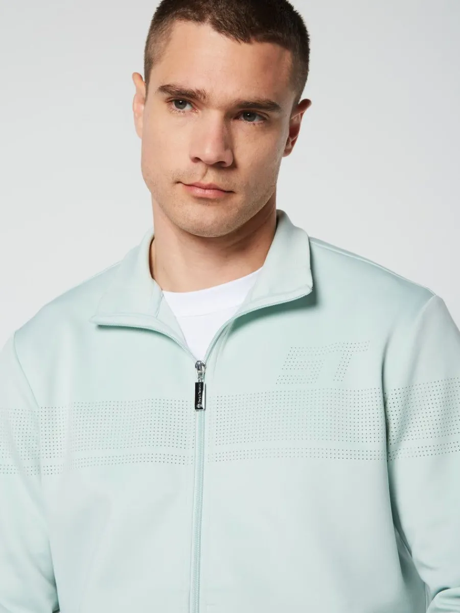 Sergio Tacchini Perforata Track Jacket- Surf Spray