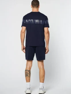 Sergio Tacchini Perforata T-Shirt- Maritime Blue New