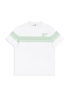 Sergio Tacchini Perforata T-Shirt- Surf Spray Sale