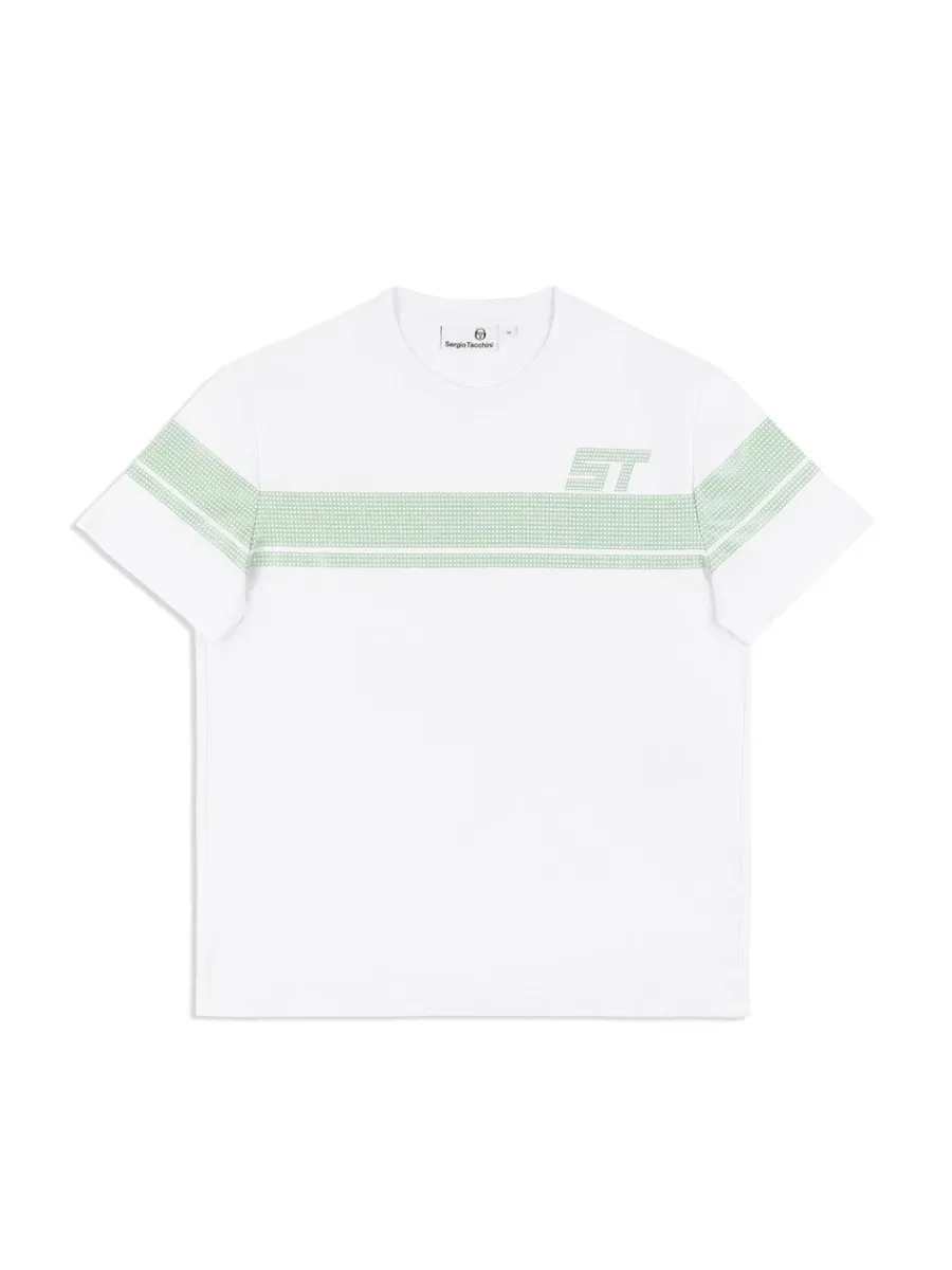 Sergio Tacchini Perforata T-Shirt- Surf Spray Sale