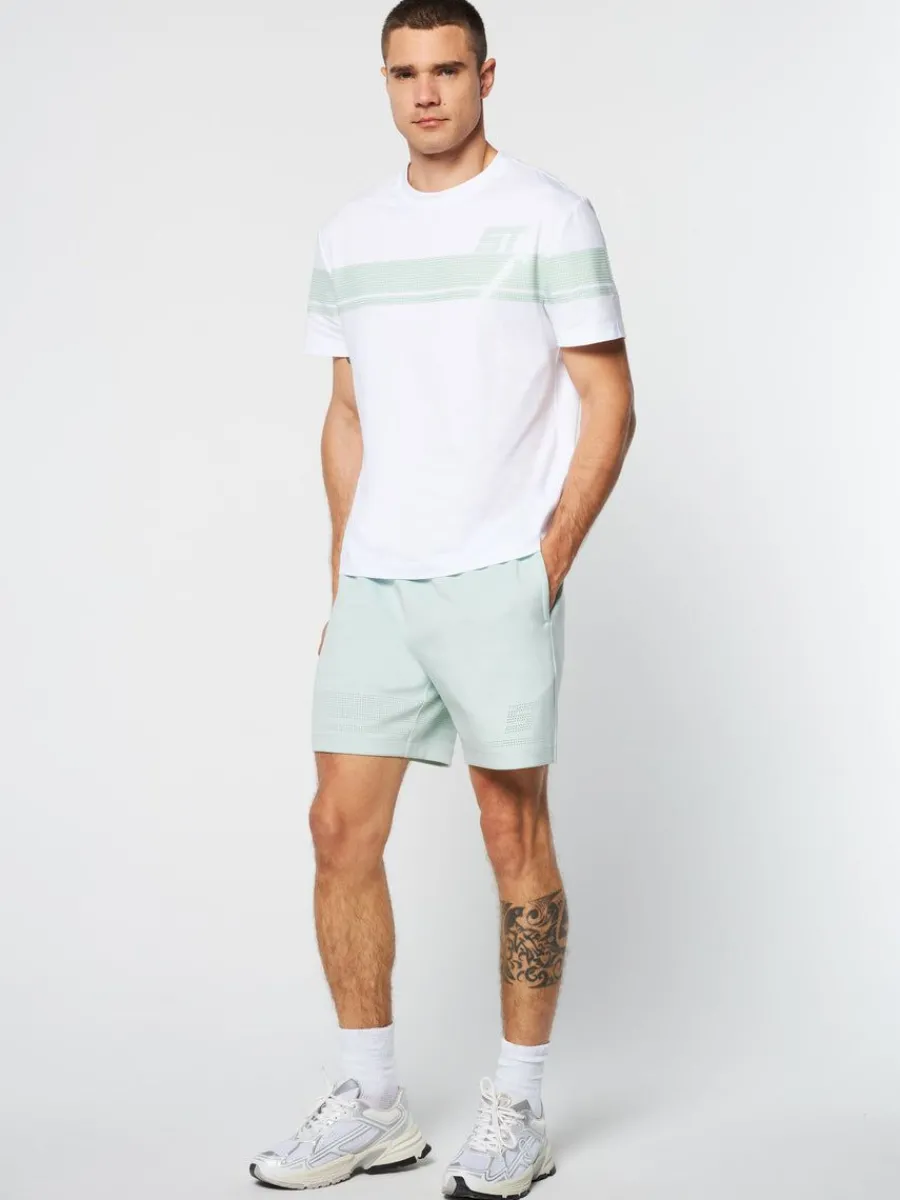 Sergio Tacchini Perforata T-Shirt- Surf Spray Sale
